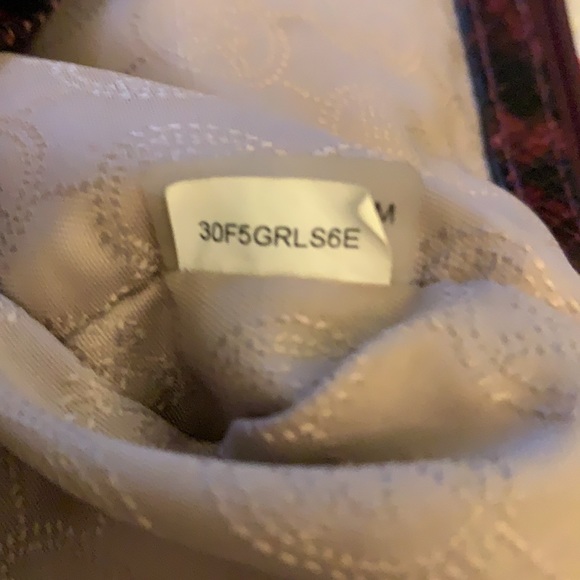 Michael Kors Riley Burgundy Python Snake Satchel - Picture 13 of 14